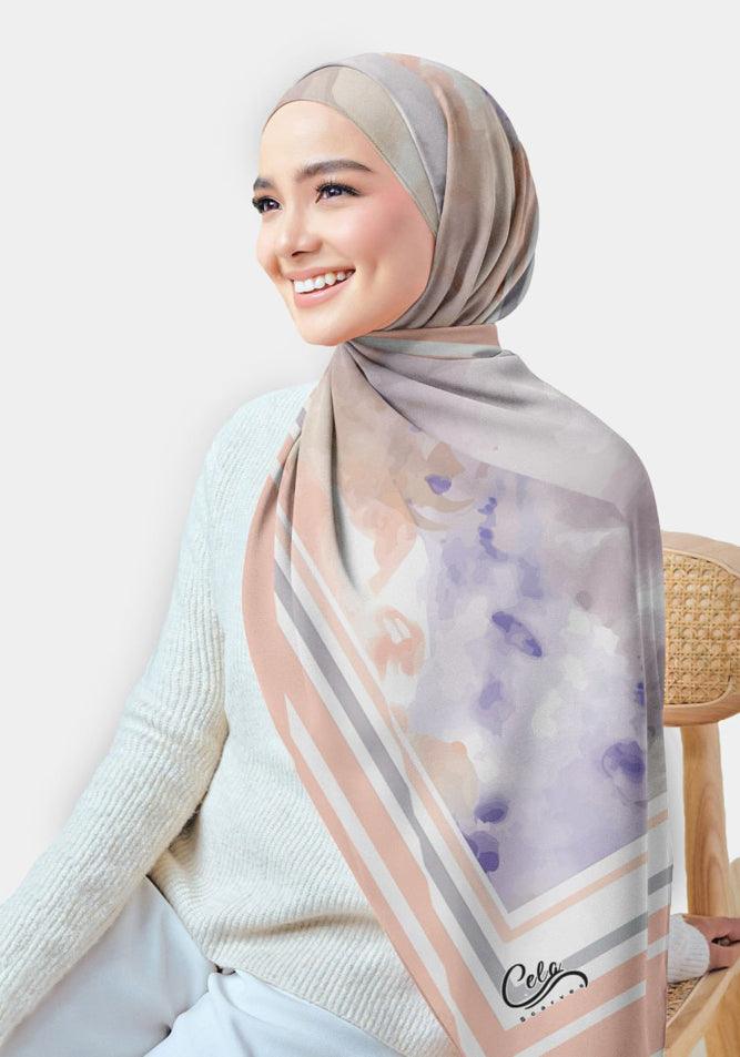 Cutie Printed Chiffon Hijab - CELA HIJAB