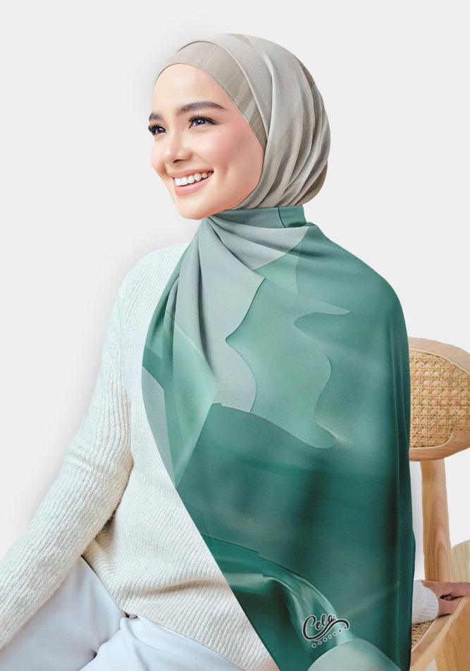 Freshness Printed Chiffon Hijab - CELA HIJAB