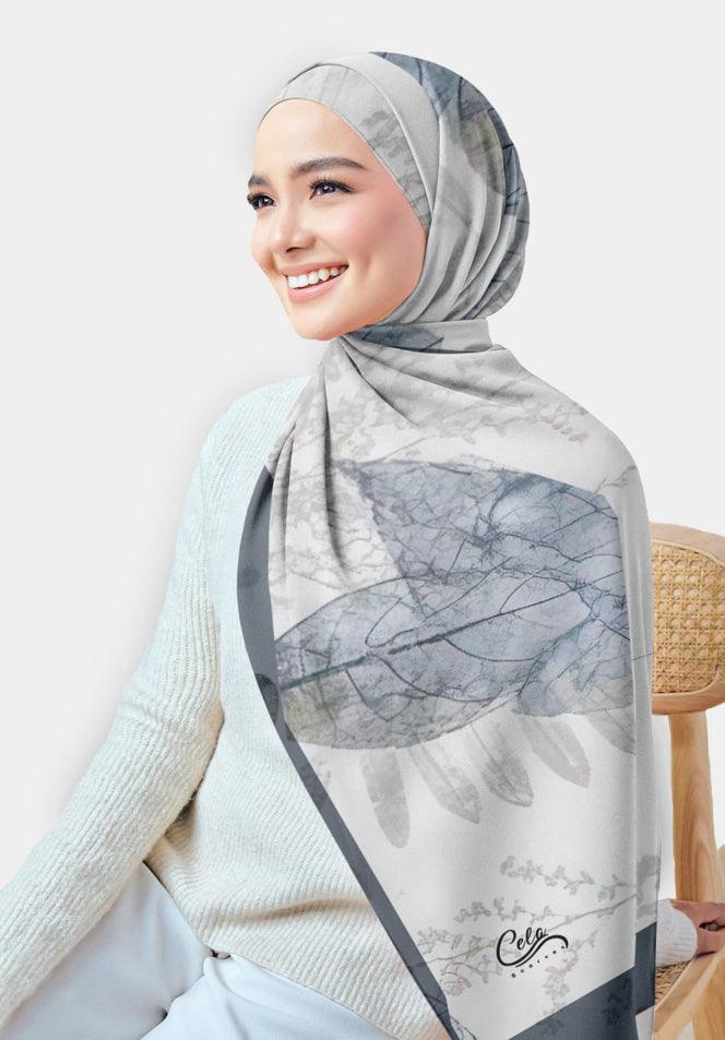 Listya Printed Chiffon Hijab - CELA HIJAB