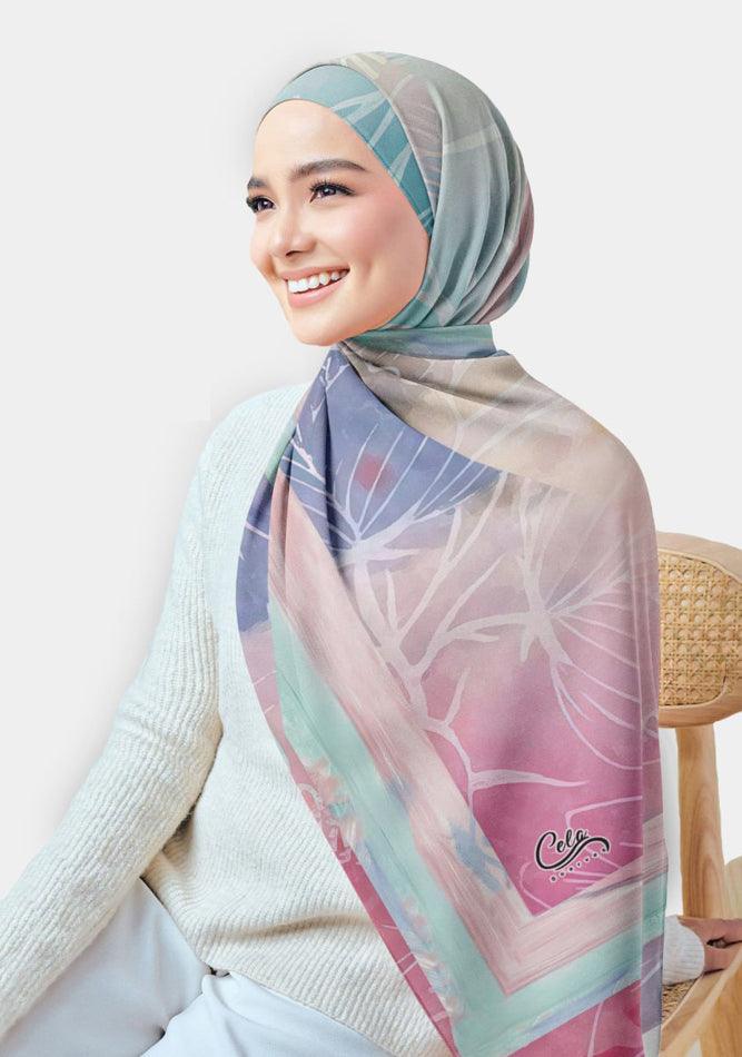 Sunda Printed Chiffon Hijab - CELA HIJAB