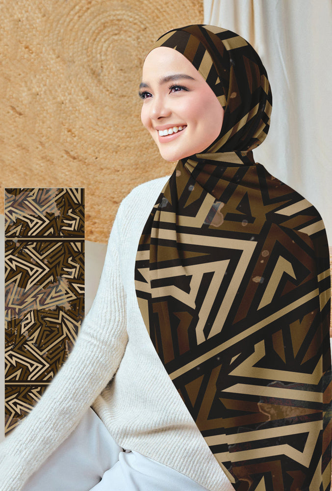 Melonia Printed Chiffon Hijab