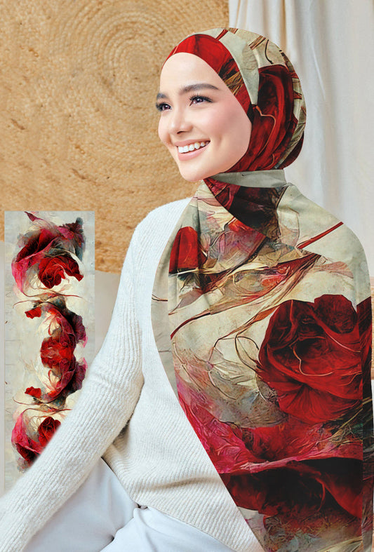 Verasen Printed Chiffon Hijab