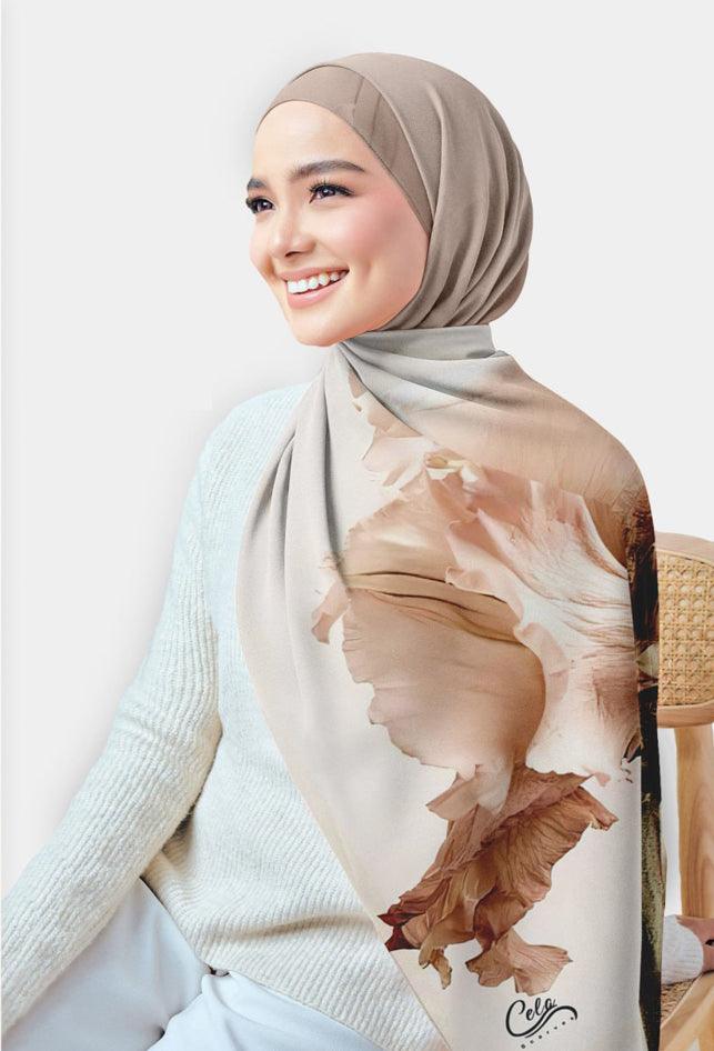 Roxsy Printed Chiffon Hijab - CELA HIJAB
