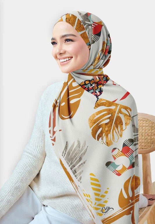 Tropicana Printed Chiffon Hijab - ANNAH HARIRI